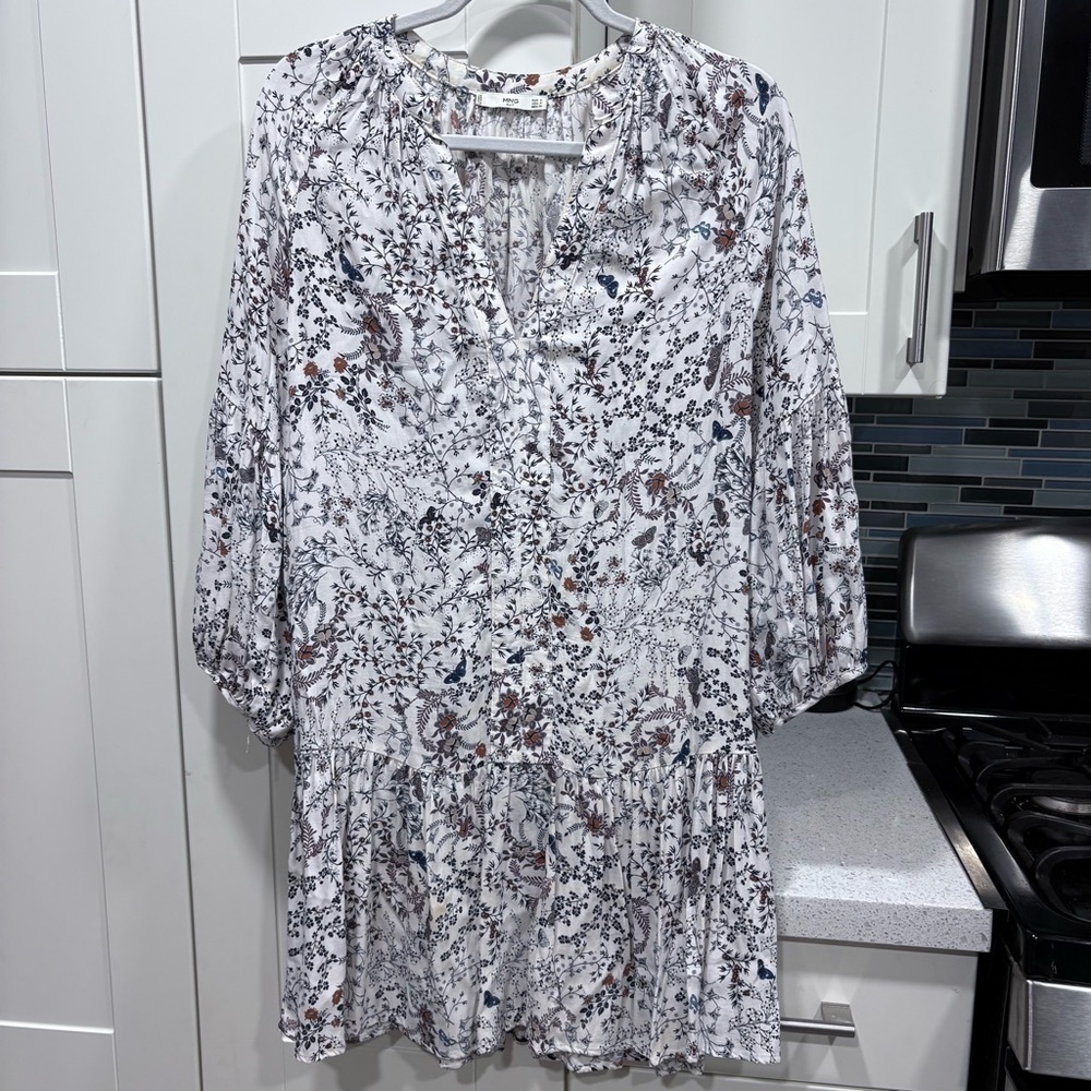 Mango floral dress
